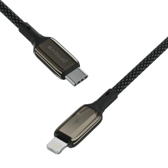 Shop and buy PROOVE Dense Metal Nylon Braided 27w Type C to Lightning  Fast Charging Data Cable| KURUMIZ online with great deals and sales prices with fast and safe shipping. KURUMIZ is the largest Singapore official authorised retailer for the largest collection of mobile premium accessories.