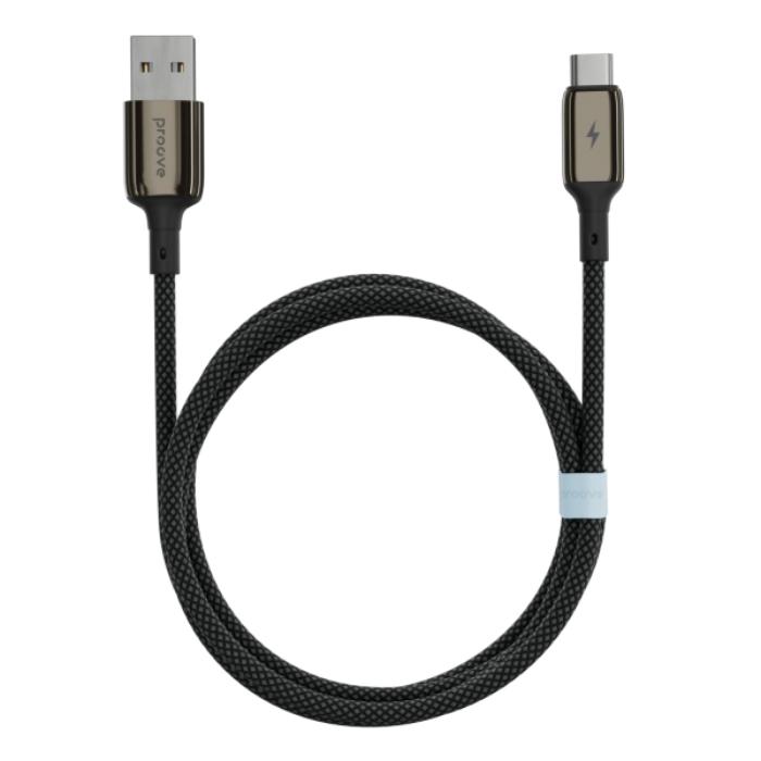 Shop and buy PROOVE Dense Metal Nylon Braided USB-A to Type C Fast Charging Data Cable| KURUMIZ online with great deals and sales prices with fast and safe shipping. KURUMIZ is the largest Singapore official authorised retailer for the largest collection of mobile premium accessories.