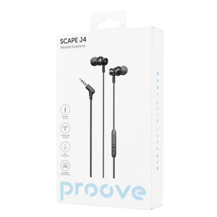 Shop and buy PROOVE J4 3.5mm Wired Earphones with Rubber Tips| KURUMIZ online with great deals and sales prices with fast and safe shipping. KURUMIZ is the largest Singapore official authorised retailer for the largest collection of mobile premium accessories.