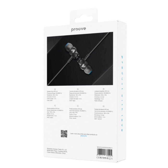 Shop and buy PROOVE J4 3.5mm Wired Earphones with Rubber Tips| KURUMIZ online with great deals and sales prices with fast and safe shipping. KURUMIZ is the largest Singapore official authorised retailer for the largest collection of mobile premium accessories.