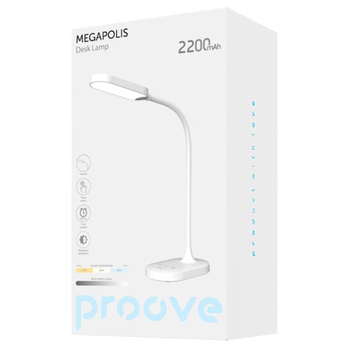 Shop and buy PROOVE MegaPolis Desk Lamp with 3 Lighting Modes| KURUMIZ online with great deals and sales prices with fast and safe shipping. KURUMIZ is the largest Singapore official authorised retailer for the largest collection of mobile premium accessories.
