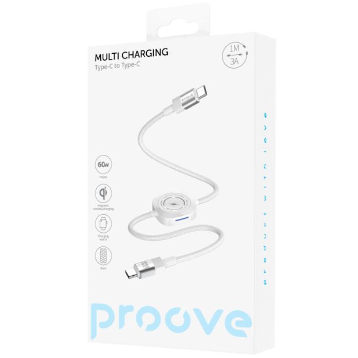Shop and buy PROOVE Multi Charging Nylon Braided 60w Type C to C Fast Charging Data Cable| KURUMIZ online with great deals and sales prices with fast and safe shipping. KURUMIZ is the largest Singapore official authorised retailer for the largest collection of mobile premium accessories.