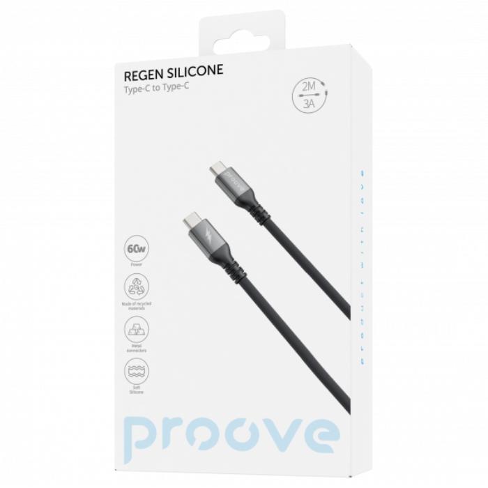 Shop and buy PROOVE Regen Silicone 60w Type C to C Fast Charging Data Cable| KURUMIZ online with great deals and sales prices with fast and safe shipping. KURUMIZ is the largest Singapore official authorised retailer for the largest collection of mobile premium accessories.