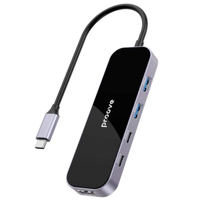 Shop and buy PROOVE Shadow 6 in 1 USB-C Hub with 100W Power Delivery| KURUMIZ online with great deals and sales prices with fast and safe shipping. KURUMIZ is the largest Singapore official authorised retailer for the largest collection of mobile premium accessories.
