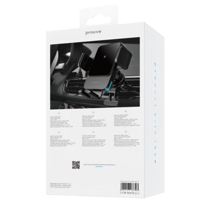 Shop and buy PROOVE Sonic Qi2 15w Wireless Charging Extendable Hook Air Vent Car Phone Holder| KURUMIZ online with great deals and sales prices with fast and safe shipping. KURUMIZ is the largest Singapore official authorised retailer for the largest collection of mobile premium accessories.