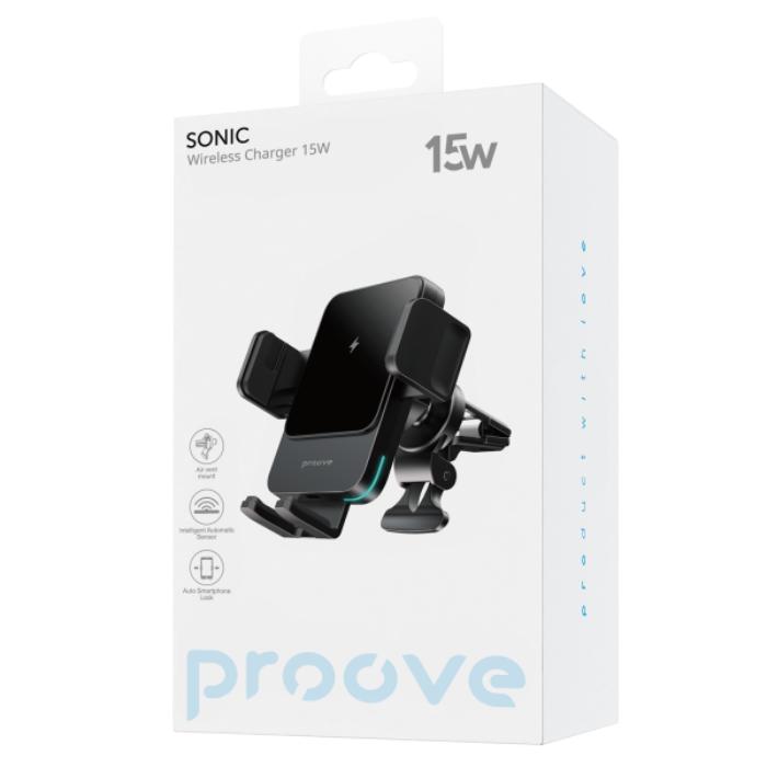 Shop and buy PROOVE Sonic Qi2 15w Wireless Charging Extendable Hook Air Vent Car Phone Holder| KURUMIZ online with great deals and sales prices with fast and safe shipping. KURUMIZ is the largest Singapore official authorised retailer for the largest collection of mobile premium accessories.