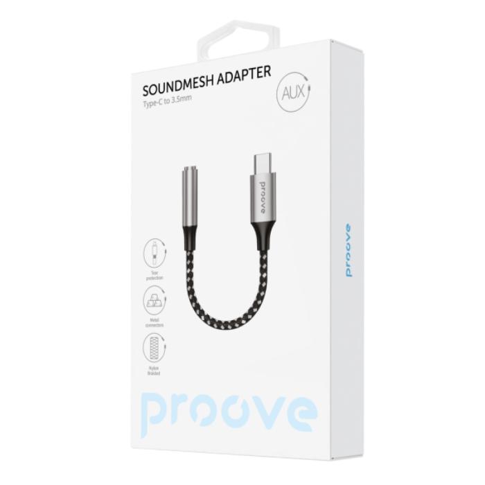 Shop and buy PROOVE SoundMesh Adapter AUX Light - ning to 3.5mm/ AUX Type-C to 3.5mm| KURUMIZ online with great deals and sales prices with fast and safe shipping. KURUMIZ is the largest Singapore official authorised retailer for the largest collection of mobile premium accessories.