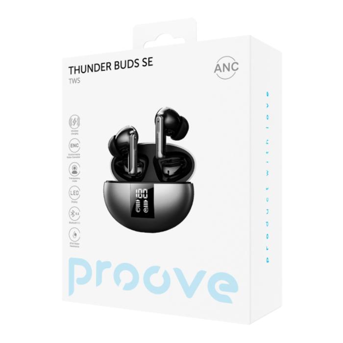 Shop and buy PROOVE Thunder Buds SE TWS Wireless Earphones  ANC with LED Smart Display| KURUMIZ online with great deals and sales prices with fast and safe shipping. KURUMIZ is the largest Singapore official authorised retailer for the largest collection of mobile premium accessories.