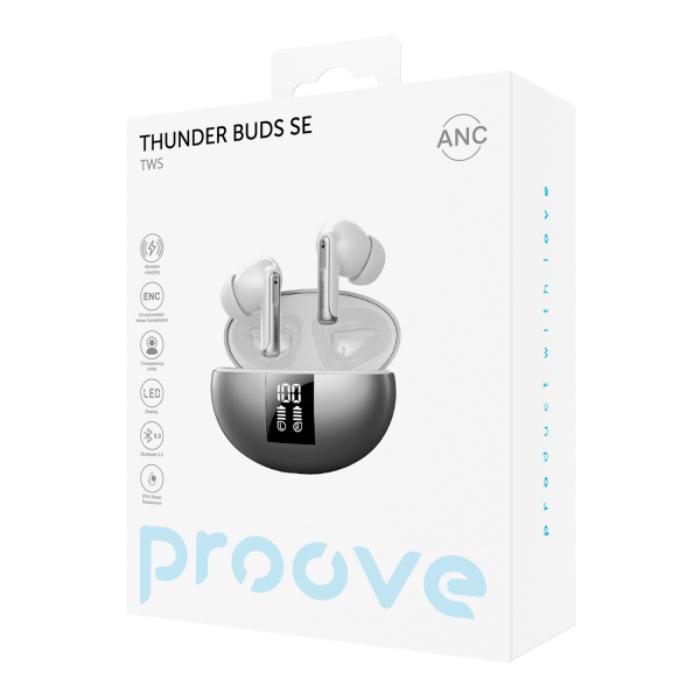 Shop and buy PROOVE Thunder Buds SE TWS Wireless Earphones  ANC with LED Smart Display| KURUMIZ online with great deals and sales prices with fast and safe shipping. KURUMIZ is the largest Singapore official authorised retailer for the largest collection of mobile premium accessories.
