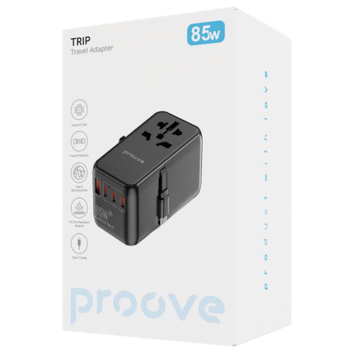Shop and buy PROOVE Trip 85W PD Universal Travel Adapter| KURUMIZ online with great deals and sales prices with fast and safe shipping. KURUMIZ is the largest Singapore official authorised retailer for the largest collection of mobile premium accessories.