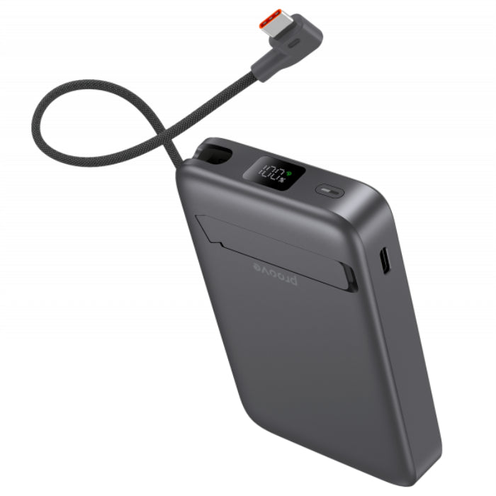 Shop and buy PROOVE OverPower 15W 10000mAh Qi2 Magnetic PowerBank Integrated Type C Cable 35W Fast Charging | KURUMIZ online with great deals and sales prices with fast and safe shipping. KURUMIZ is the largest Singapore official authorised retailer for the largest collection of mobile premium accessories.