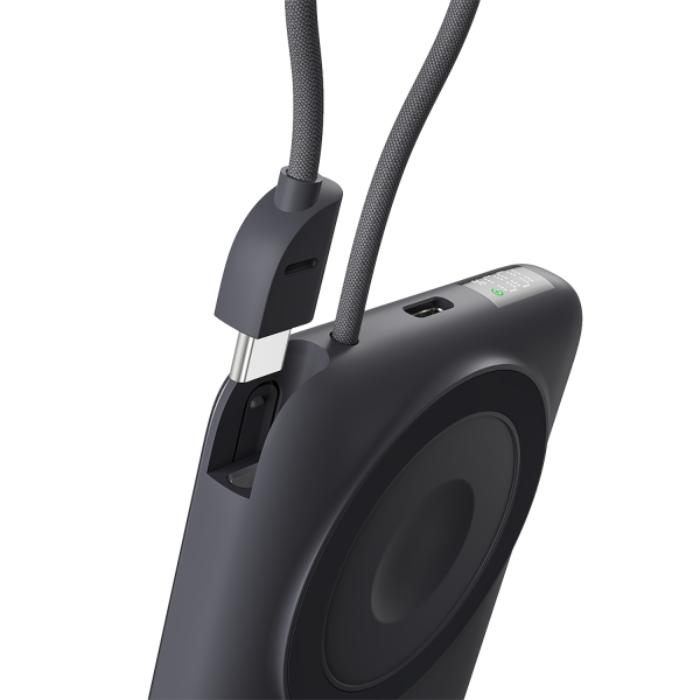 Shop and buy PROOVE Moon Rock 22.5W 10000mAh Magnetic PowerBank with Stand and Integrated Type C Cable (Apple Watch Charging Compatible)| KURUMIZ online with great deals and sales prices with fast and safe shipping. KURUMIZ is the largest Singapore official authorised retailer for the largest collection of mobile premium accessories.
