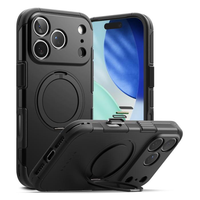 Black RINGKE Alles Case for iPhone 17 Pro Max 6.9" (2025) on a white background