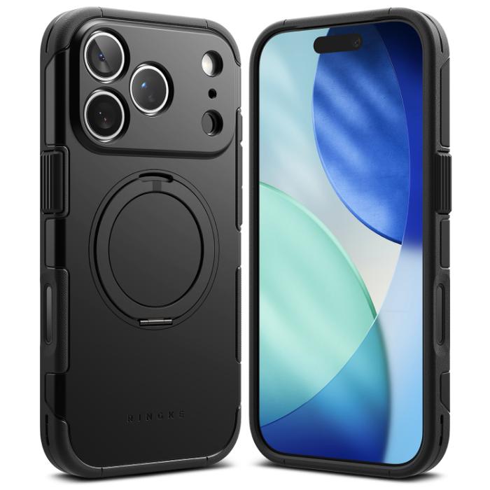 Black RINGKE Alles Case for iPhone 17 Pro Max 6.9" (2025) on a white background