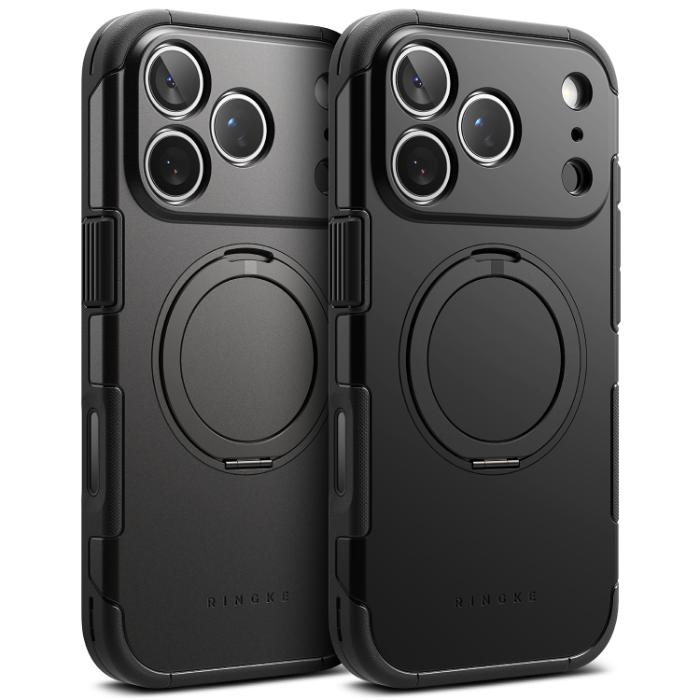 Black and Gunmetal RINGKE Alles Case for iPhone 17 Pro Max 6.9" (2025) on a white background