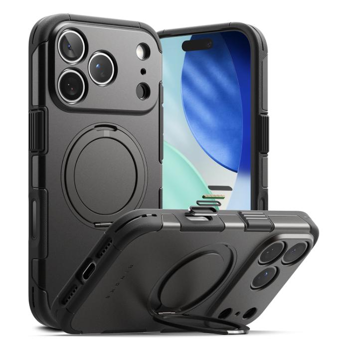 Gunmetal RINGKE Alles Case for iPhone 17 Pro Max 6.9" (2025) on a white background
