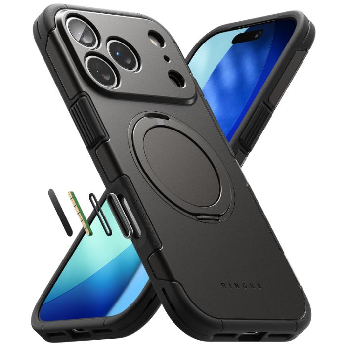 Gunmetal RINGKE Alles Case for iPhone 17 Pro Max 6.9" (2025) on a white background