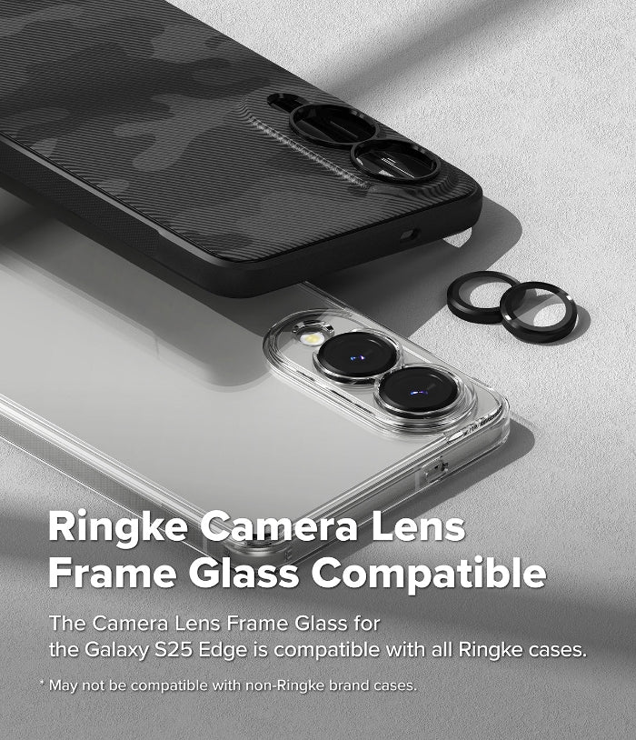 Shop and buy Ringke Camera Lens Frame Glass Samsung Galaxy S25 Edge (2025)| KURUMIZ online with great deals and sales prices with fast and safe shipping. KURUMIZ is the largest Singapore official authorised retailer for the largest collection of mobile premium accessories.