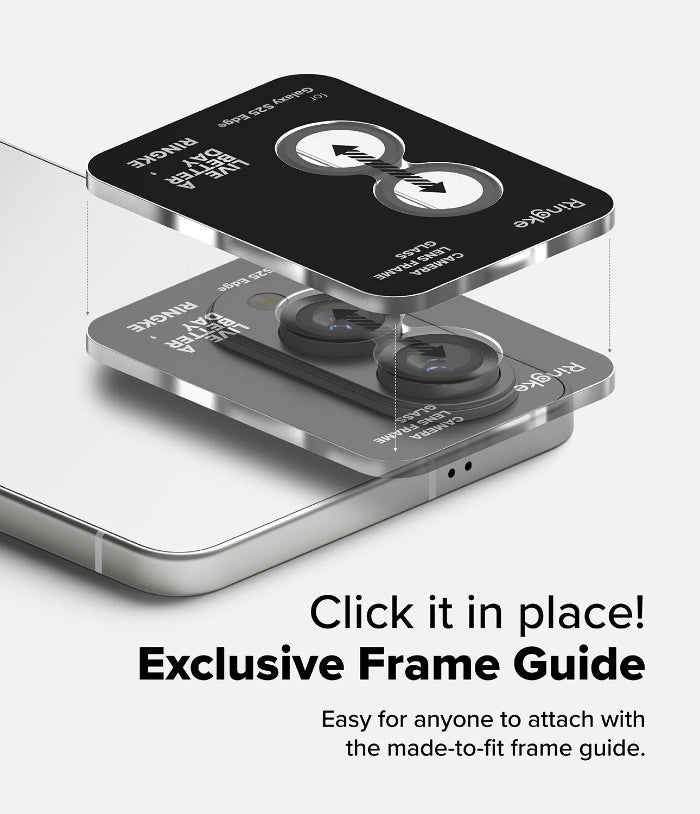 Shop and buy Ringke Camera Lens Frame Glass Samsung Galaxy S25 Edge (2025)| KURUMIZ online with great deals and sales prices with fast and safe shipping. KURUMIZ is the largest Singapore official authorised retailer for the largest collection of mobile premium accessories.