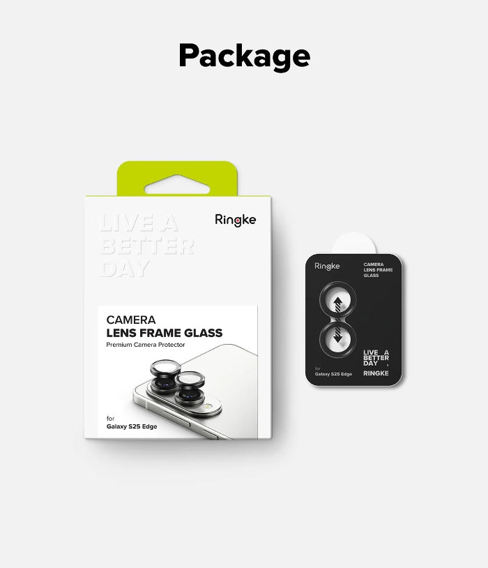Shop and buy Ringke Camera Lens Frame Glass Samsung Galaxy S25 Edge (2025)| KURUMIZ online with great deals and sales prices with fast and safe shipping. KURUMIZ is the largest Singapore official authorised retailer for the largest collection of mobile premium accessories.