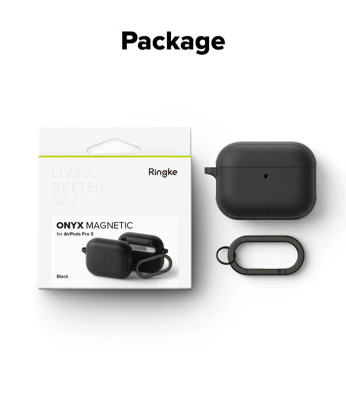 Ringke Onyx Magnetic Case for AirPods Pro 3 (2025)