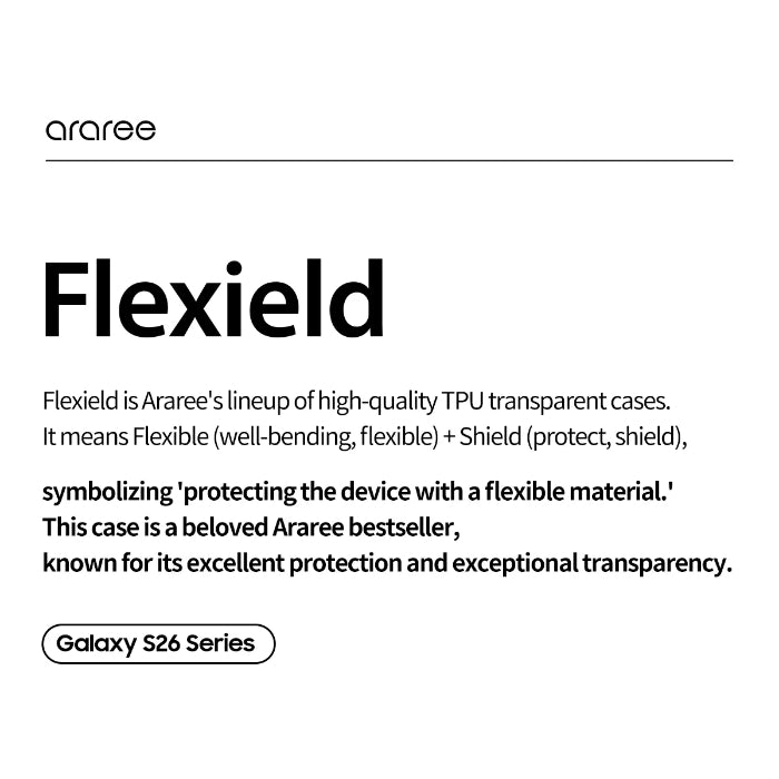 Araree Flexield Case for Samsung Galaxy S26 (2026)