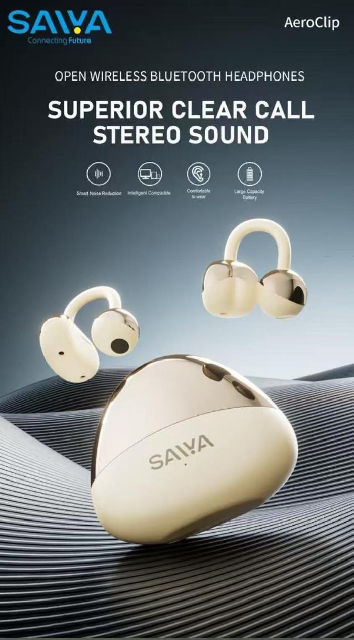 SAIYA AeroClip Open Wireless Bluetooth Headphones