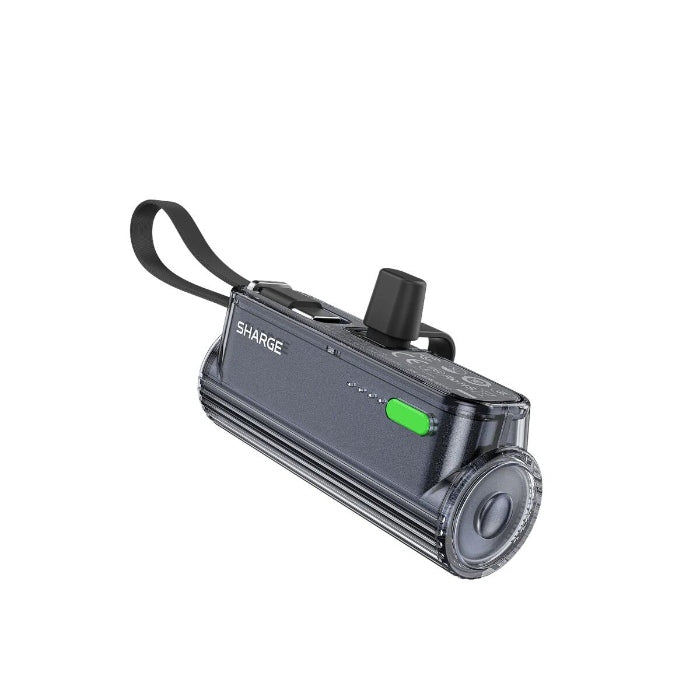 Shop and buy Sharge (Shargeek) Flow Mini 2 5,000mAh Lipstick Sized Portable Power Bank Built-in Cable| KURUMIZ online with great deals and sales prices with fast and safe shipping. KURUMIZ is the largest Singapore official authorised retailer for the largest collection of mobile premium accessories.