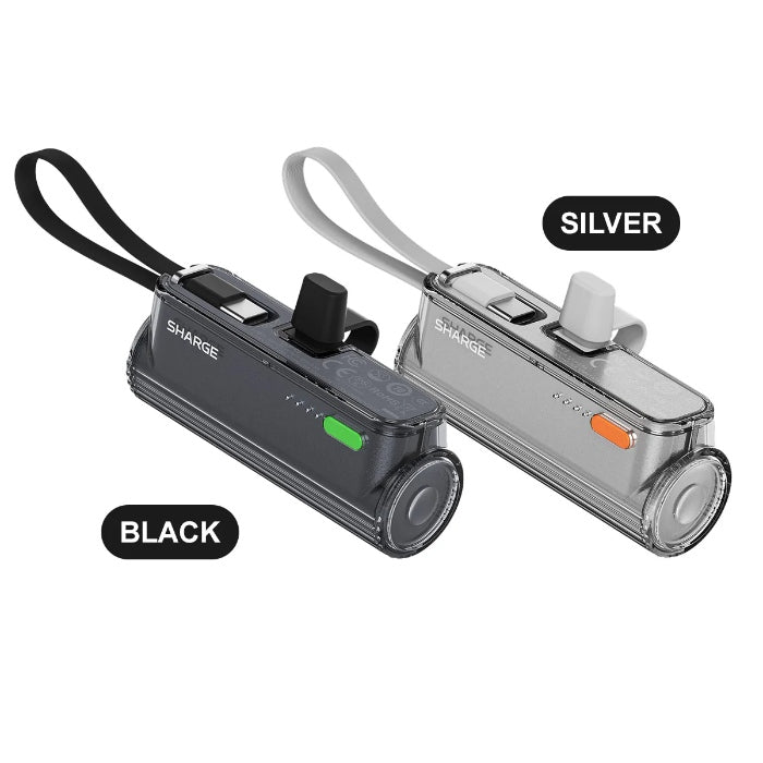 Shop and buy Sharge (Shargeek) Flow Mini 2 5,000mAh Lipstick Sized Portable Power Bank Built-in Cable| KURUMIZ online with great deals and sales prices with fast and safe shipping. KURUMIZ is the largest Singapore official authorised retailer for the largest collection of mobile premium accessories.