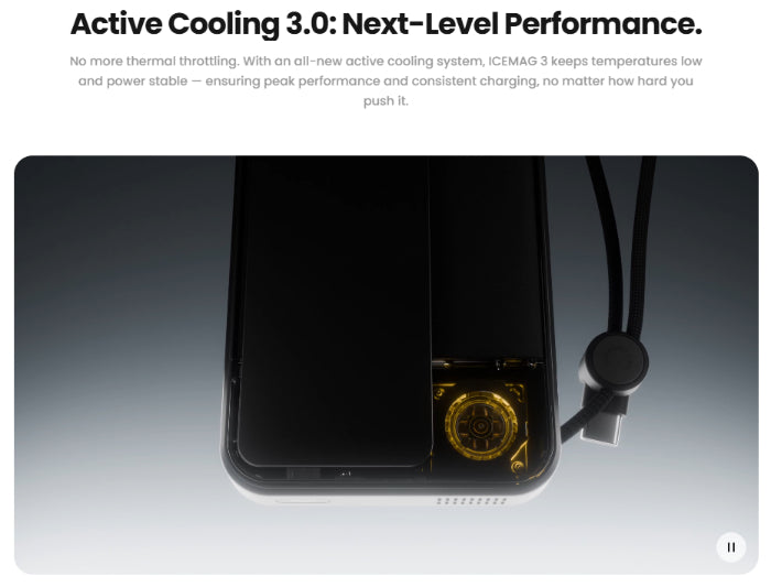 Sharge (Shargeek) ICEMAG 3 Qi2.2 25W 10,000mAh 35W Max Wireless Magnetic Power Bank