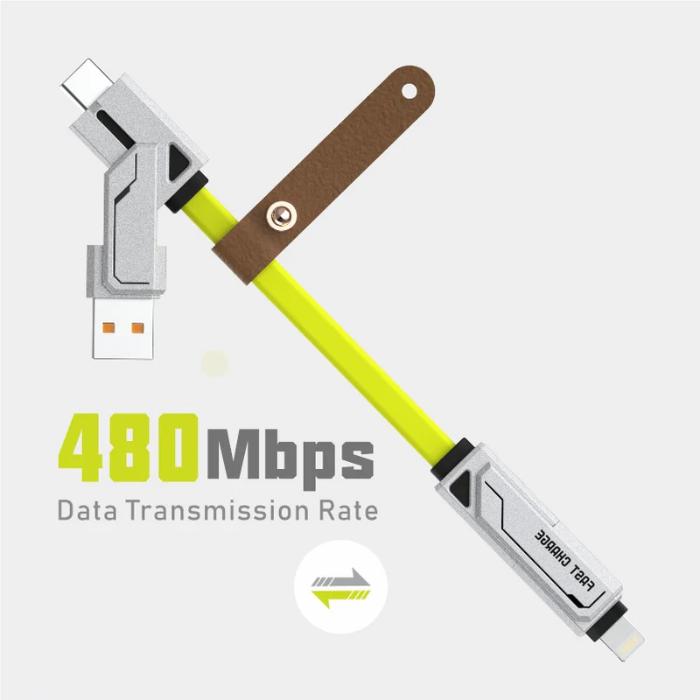 Shop and buy Stylepie C76-XS 240W 4 in1 Charging Cable Keychain Version| KURUMIZ online with great deals and sales prices with fast and safe shipping. KURUMIZ is the largest Singapore official authorised retailer for the largest collection of mobile premium accessories.