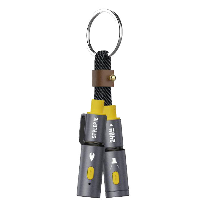 Shop and buy Stylepie C82-XS 240W 4 in1 Charging Cable Keychain Version| KURUMIZ online with great deals and sales prices with fast and safe shipping. KURUMIZ is the largest Singapore official authorised retailer for the largest collection of mobile premium accessories.