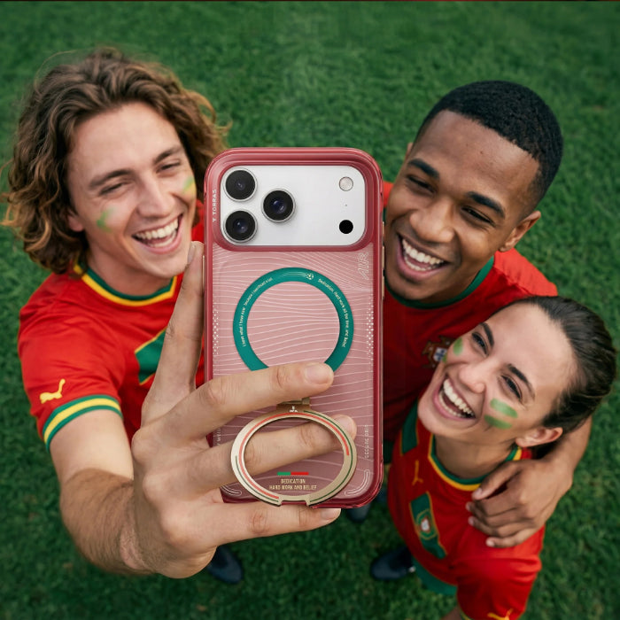 TORRAS Ostand Q3 Air × Portuguese Football Federation Limited Edition for iPhone 17 Pro 6.3" (2025)