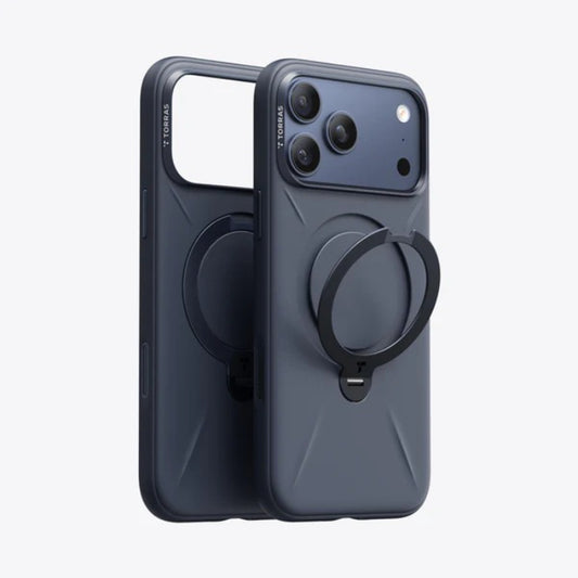 TORRAS Ostand Spin Silicone Case for iPhone 17 Pro 6.3" (2025)
