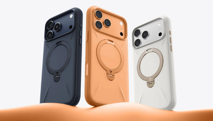 TORRAS Ostand Spin Silicone Case for iPhone 17 Pro Max 6.9" (2025)