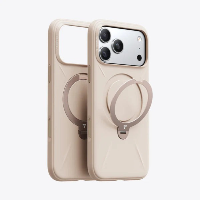 TORRAS Ostand Spin Silicone Case for iPhone 17 Pro Max 6.9" (2025)