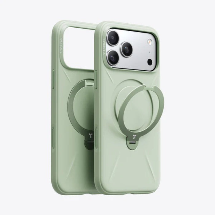 TORRAS Ostand Spin Silicone Case for iPhone 17 Pro Max 6.9" (2025)