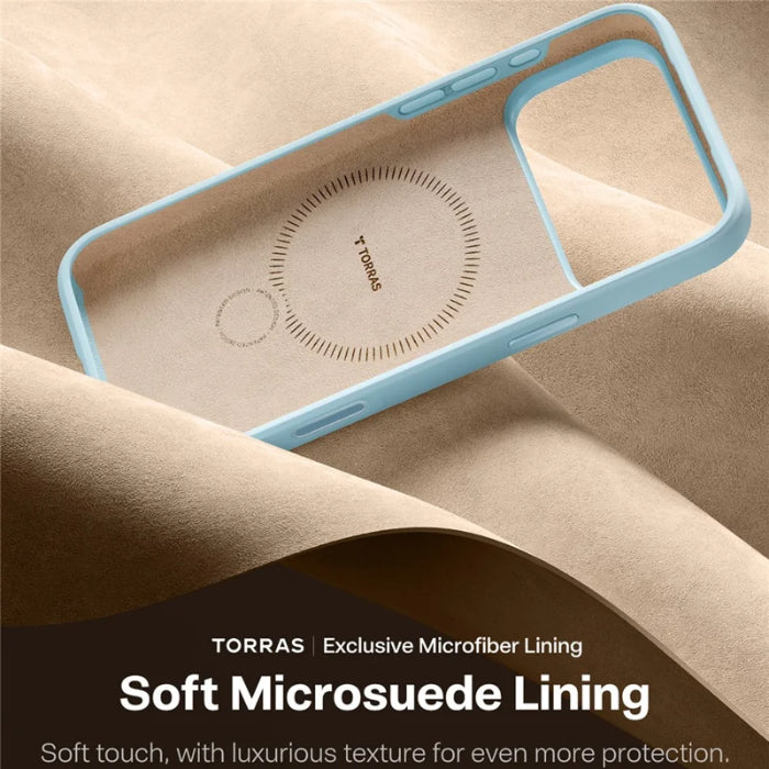 TORRAS Ostand Spin Silicone Case for iPhone 17 Pro Max 6.9" (2025)
