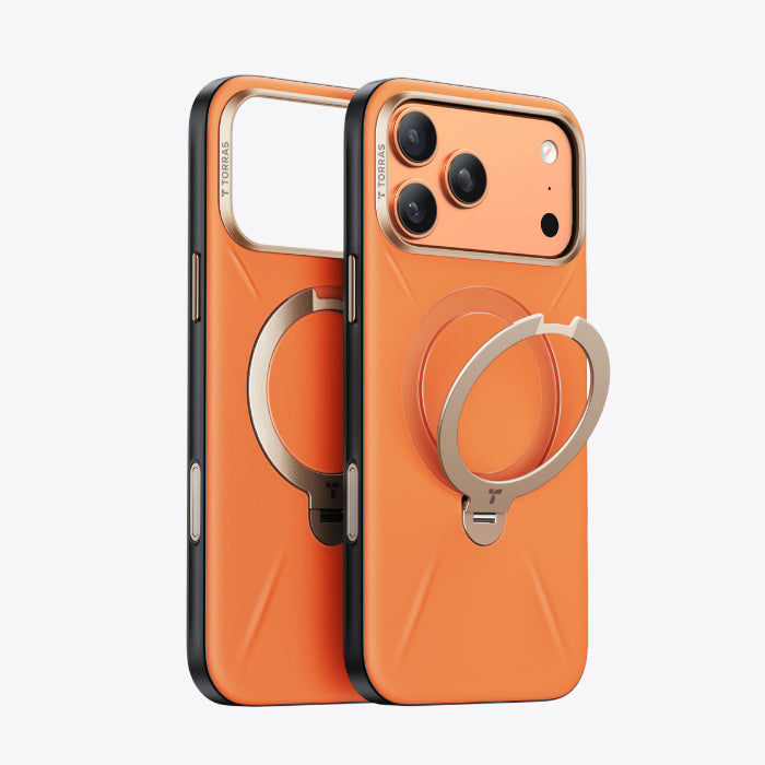 TORRAS Ostand Spin VegSkin Series Case for iPhone 17 Pro Max 6.9" (2025)