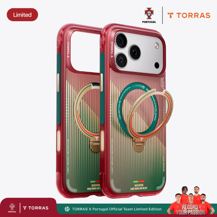 TORRAS Ostand Q3 Air × Portuguese Football Federation Limited Edition for iPhone 17 Pro 6.3" (2025)
