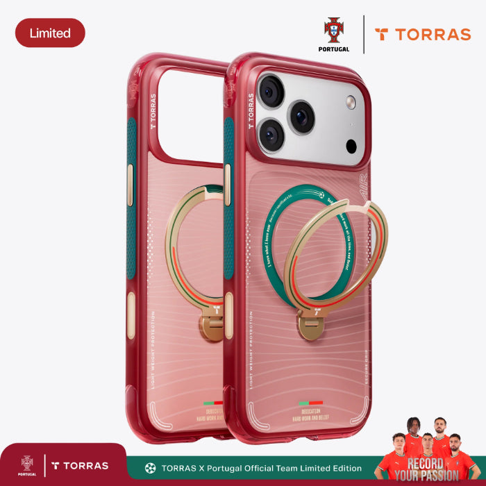 TORRAS Ostand Q3 Air × Portuguese Football Federation Limited Edition for iPhone 17 Pro 6.3" (2025)