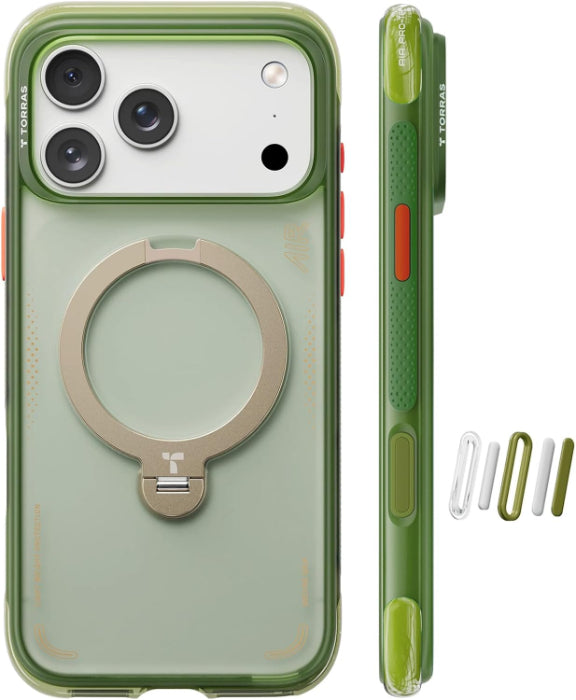 TORRAS Ostand Spin Air Series Case for iPhone 17 Pro Max 6.9