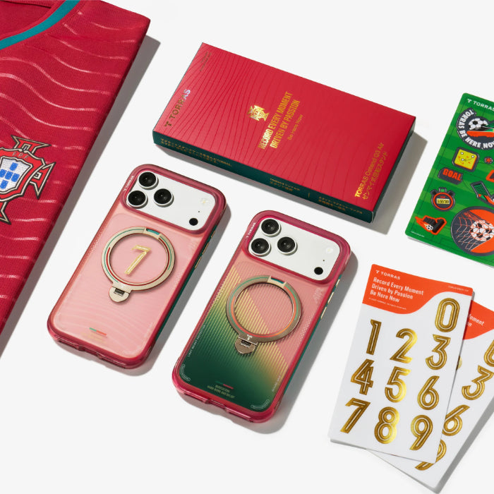 TORRAS Ostand Q3 Air × Portuguese Football Federation Limited Edition for iPhone 17 Pro Max 6.9" (2025)