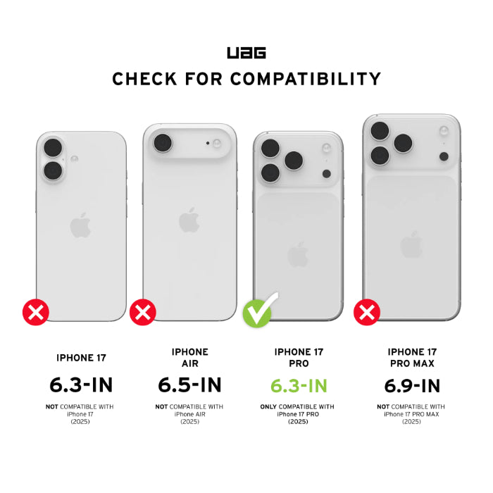 UAG Civilian Magnetic Case for iPhone 17 Pro (2025)