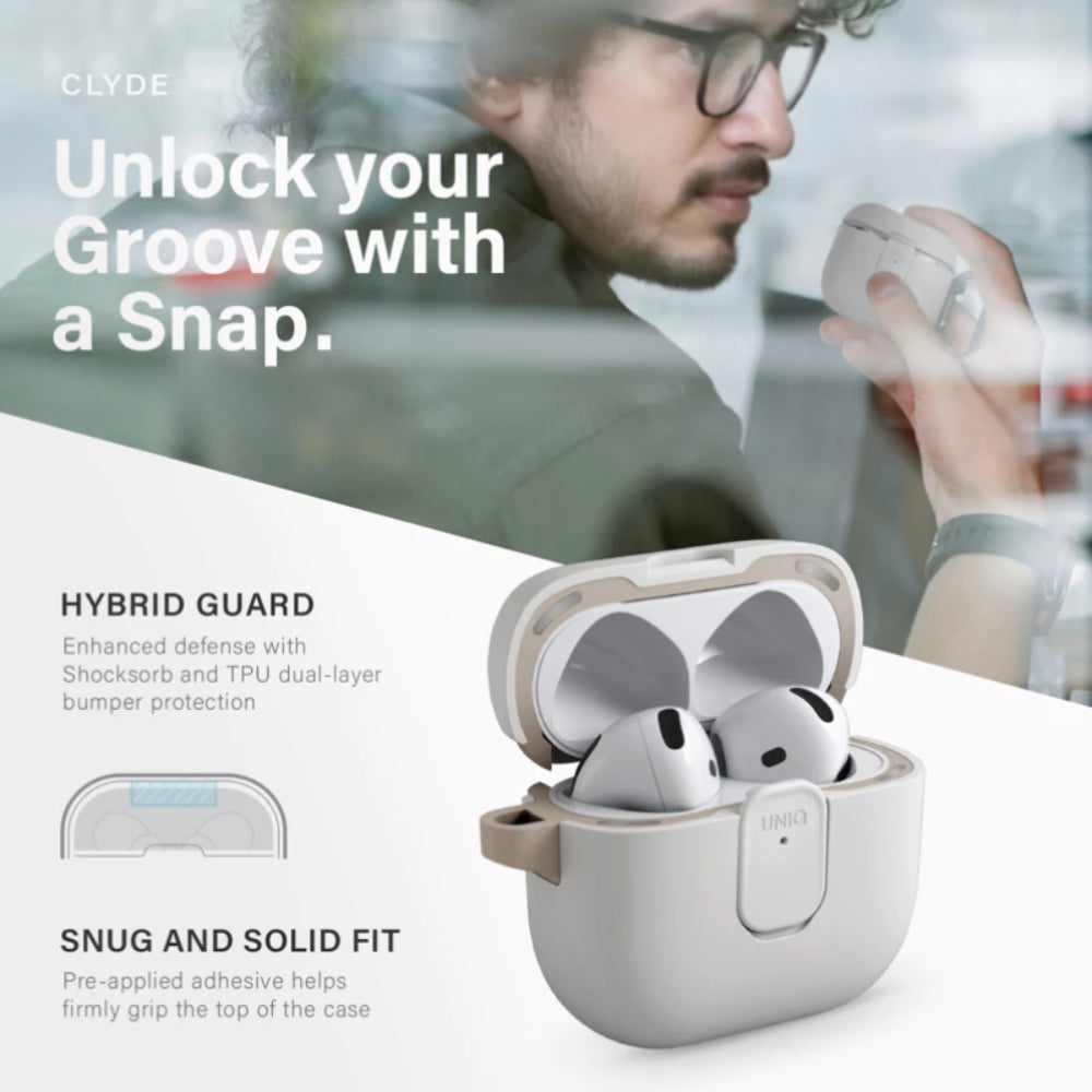 UNIQ Clyde Lock Case for Airpods 4 (2024)