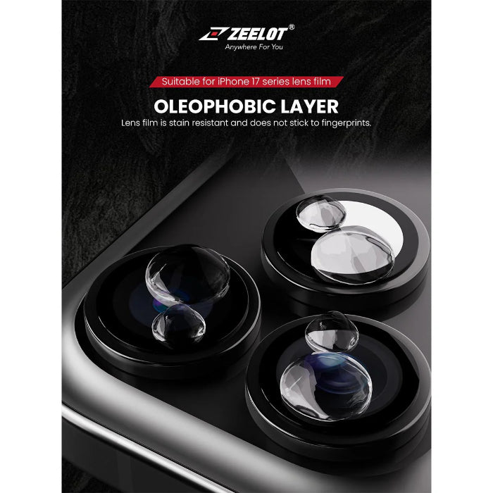 ZEELOT Pishield Titanium Alloy Lens Protector for iPhone Air 6.5" (2025)
