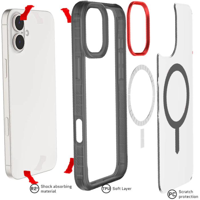 Ghostek Covert 7 Protection Case for iPhone 16 Plus 6.7" (2024)