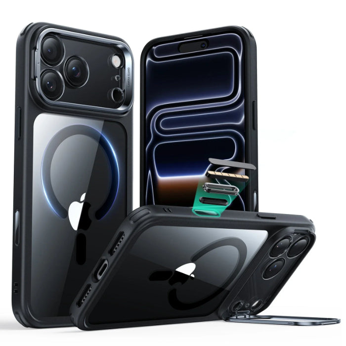 ESR Classic Hybrid Magnetic Case for iPhone 17 Pro Max 6.9" (2025) with Stash Stand