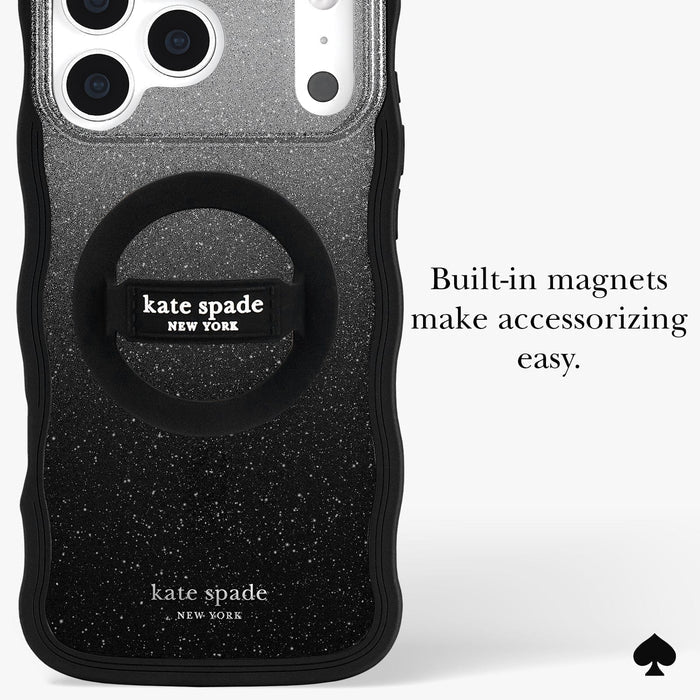Kate Spade New York Wavy Nightfall Magnetic Case for iPhone 17 Pro Max 6.9" (2025)