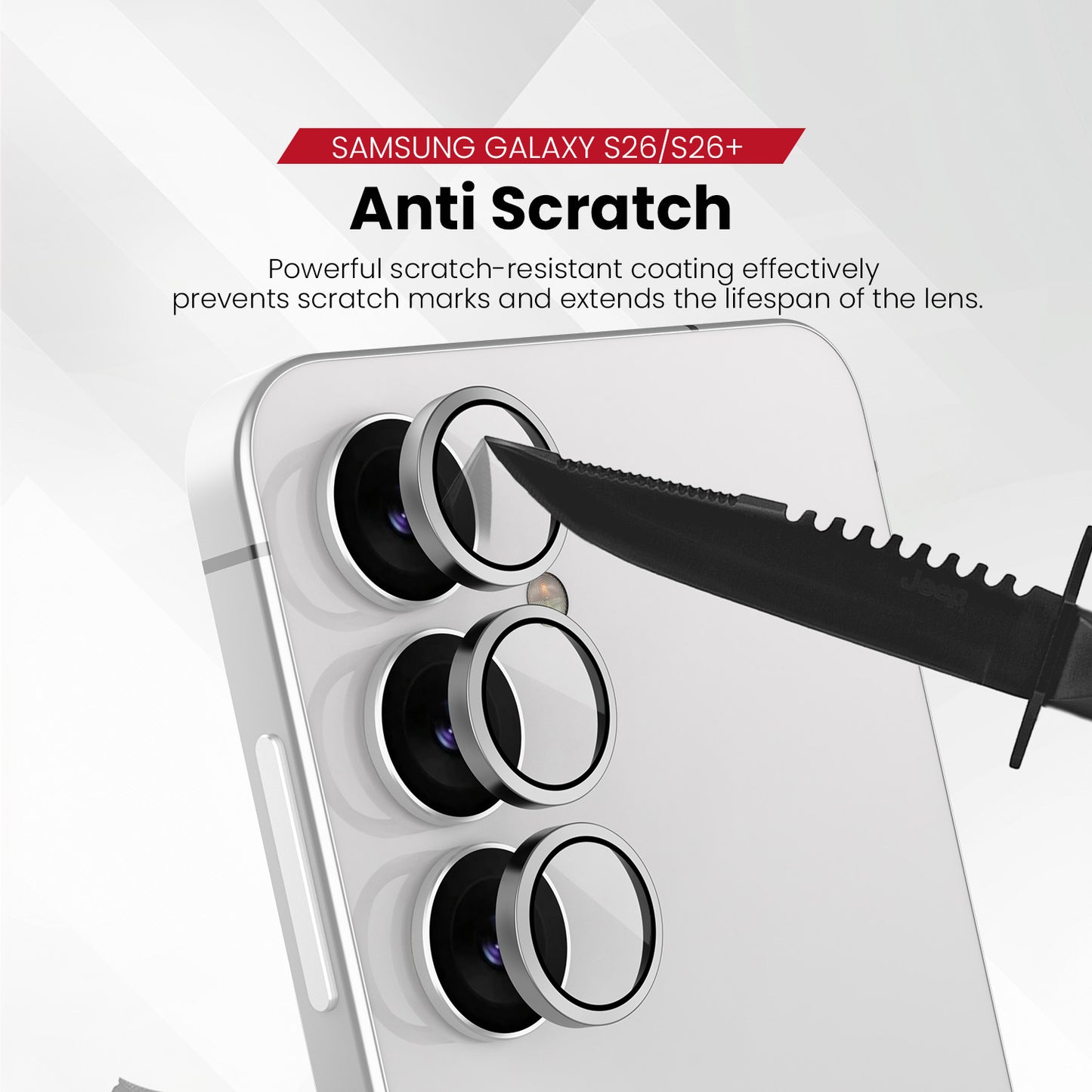 ZEELOT Pishield Series Titanium Alloy Lens Protector for Samsung Galaxy S26 (2026)